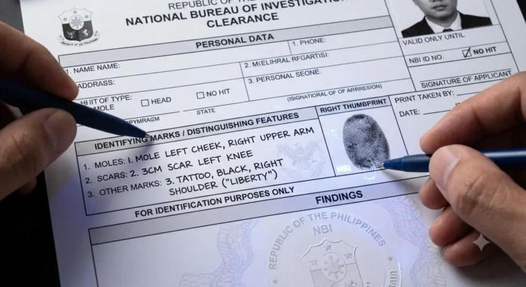 image for identifying marks in nbi
