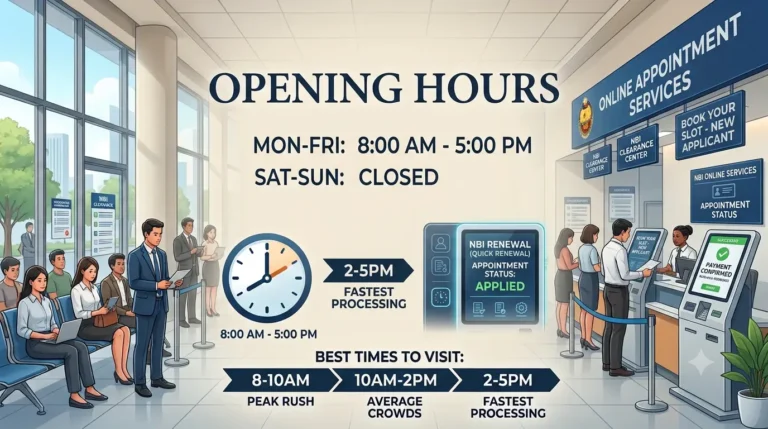 image for Nbi Opening Hours