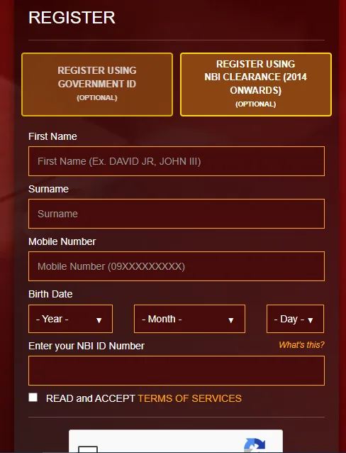 NBI Registration for Clearance and Renewal Online 1 Nbi Registration Online