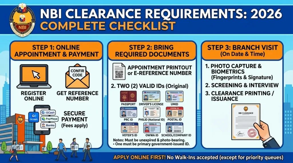 NBI Requirements: List of Accepted Valid ID's 1 Nbi Requirements For All Applicant Types